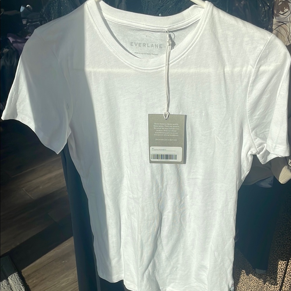 Everlane Bright White Crew Neck Tee